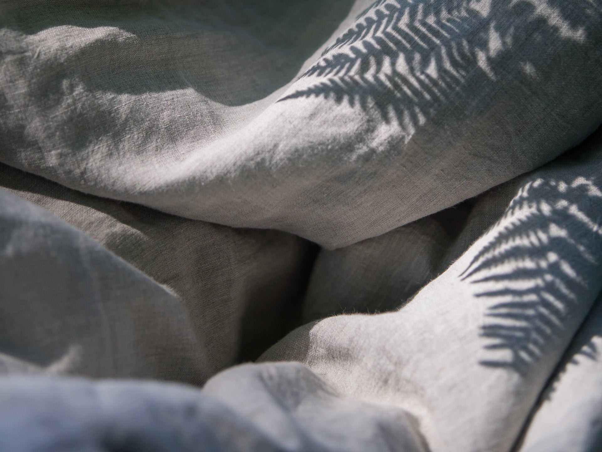 Pure Natural Linen Bedding - Close Up