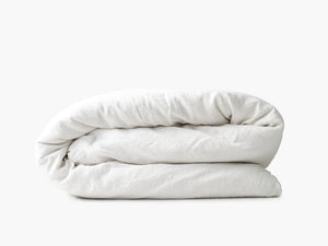 Softened Linen Duvet Cover in Off White by Lagódie